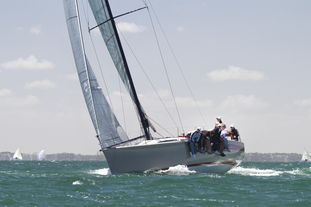 Ian Murray’s Cinquante - Fesitval of Sails Passage Race Finish - Festival of Sails, Geelong 2012 © Beth Morley - Sport Sailing Photography http://www.sportsailingphotography.com